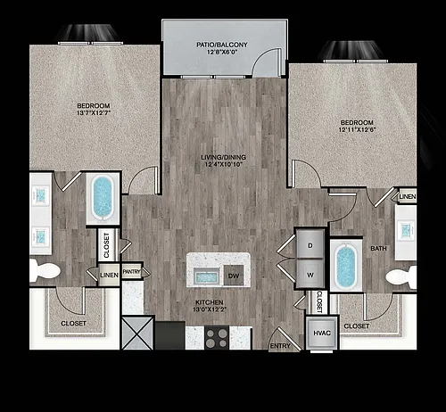 Floor plan B2 - Essential Living