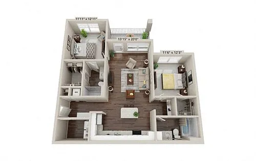 Floor plan B1