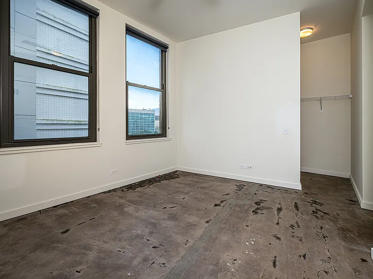 Bedroom and closet entrance