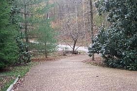 Driveway from house