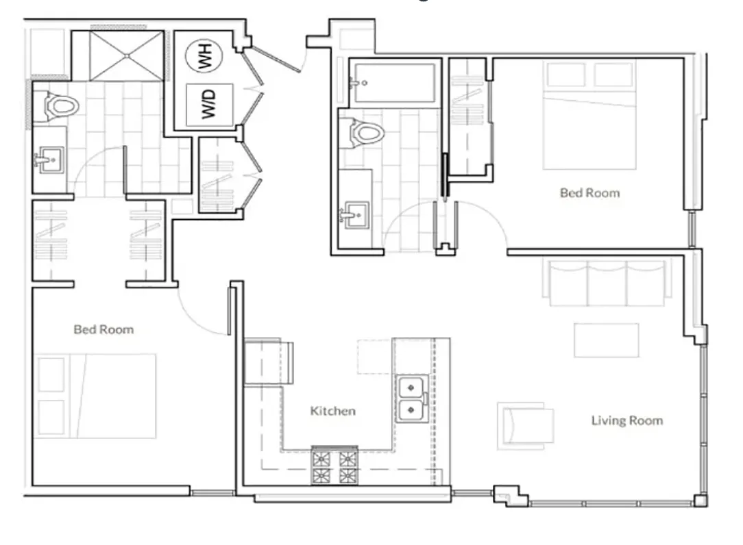 Floor plan Pikes