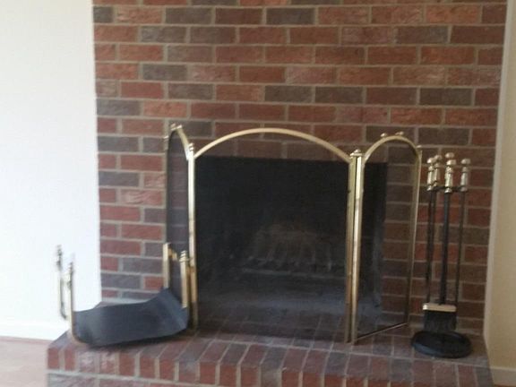 Fireplace close up