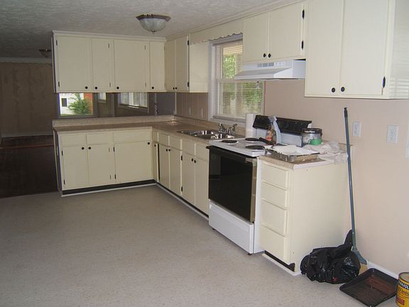 Kitchen (please ignore the painting supplies !)