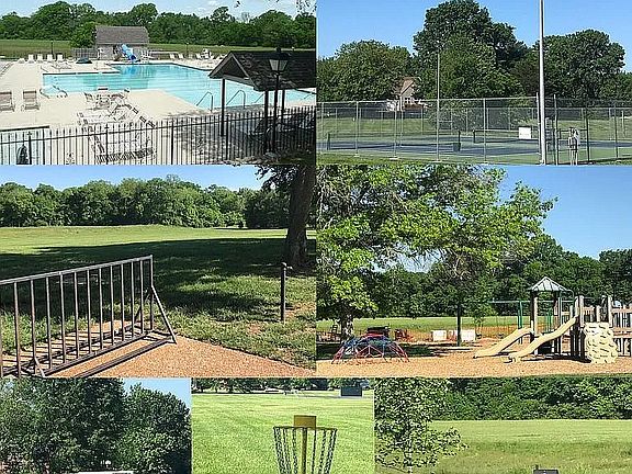 Pool with slide, diving board, splash area, and baby pool, Tennis Courts, Playground, Soccer field, Biking, Frisbee Golf, Picnic Area & Grills, Common Area, Trails, Community Fire Pit, Clubhouse, River for Kayaking & Tubing, and more!