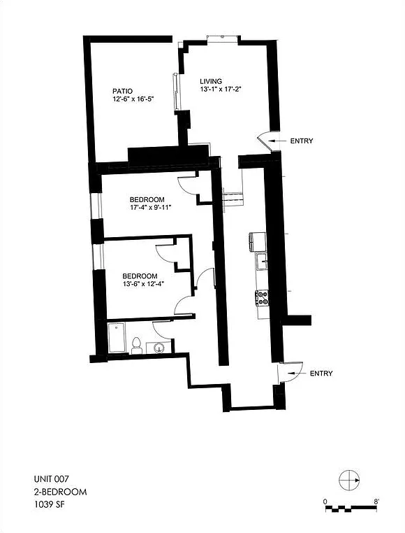 2 bed, 1.0 bath, $2,510 — Photo 2
