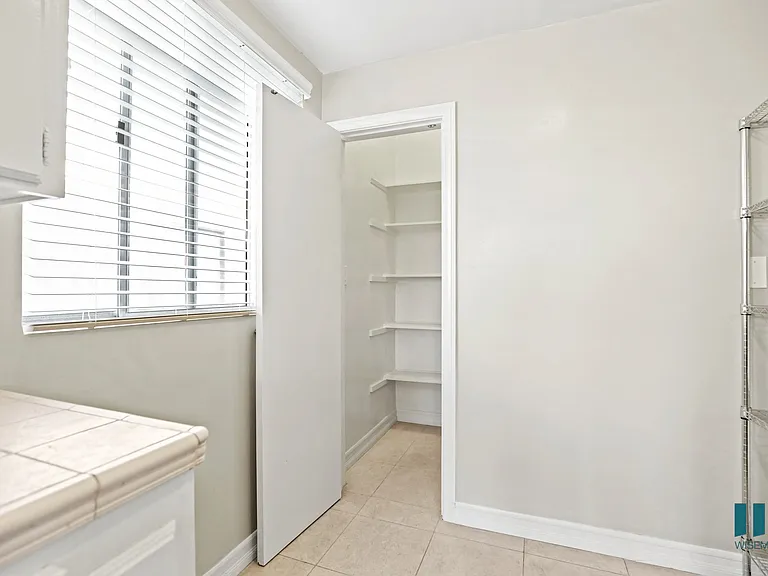 Kitchen Pantry with Built-In Shelving