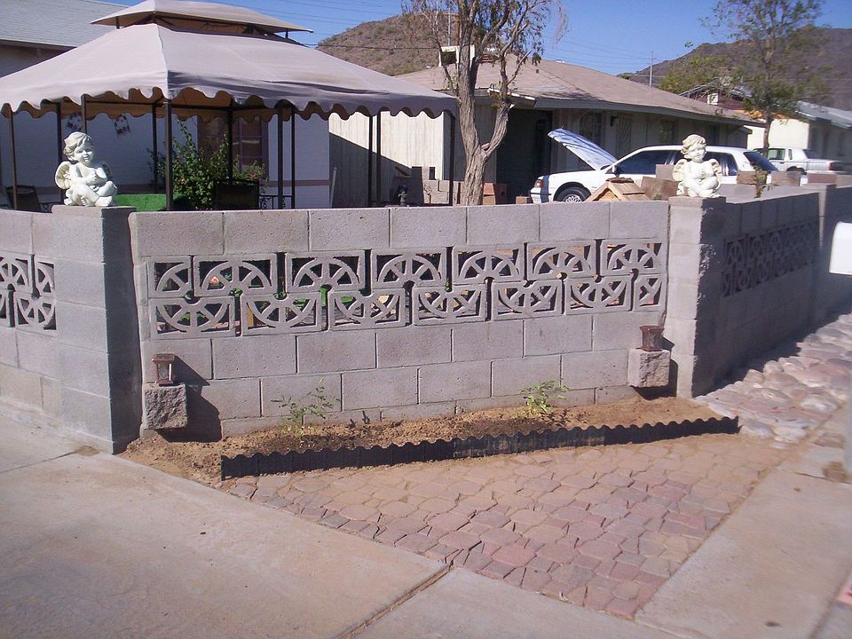 new block fence