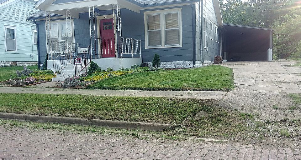 Recent landscaping.