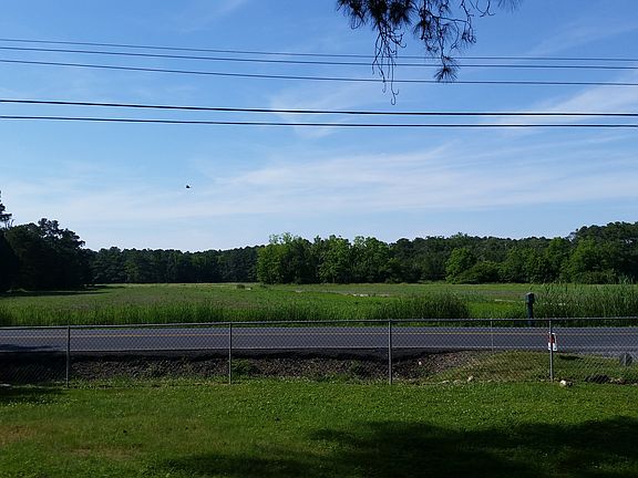View from standing on front step
