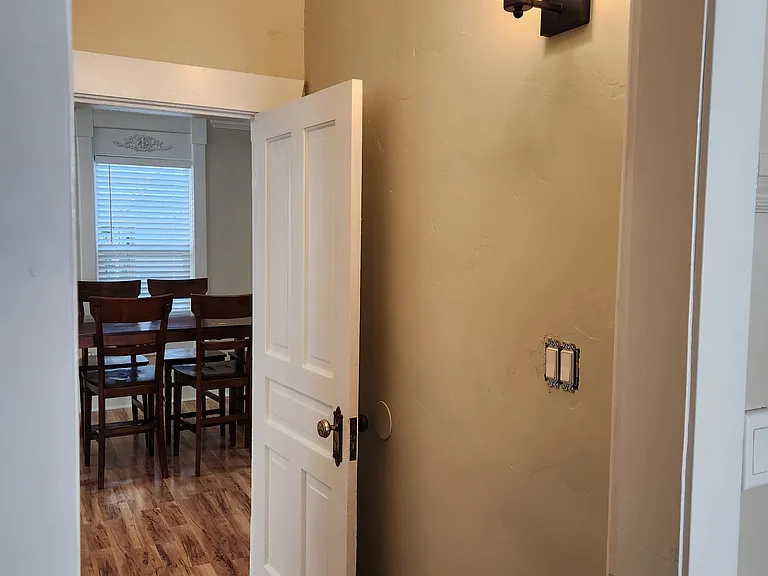 Hallway to master suite