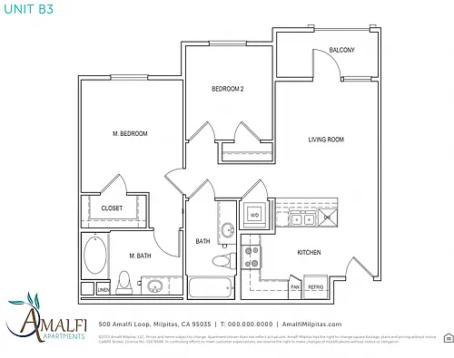 Floor plan B3