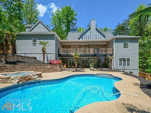 Dream backyard with pool, spa, decking