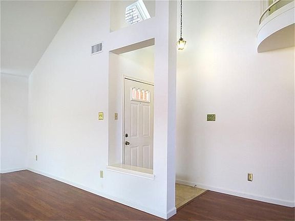 High ceilings in foyer.