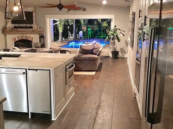 View thru Kitchen to Pool 