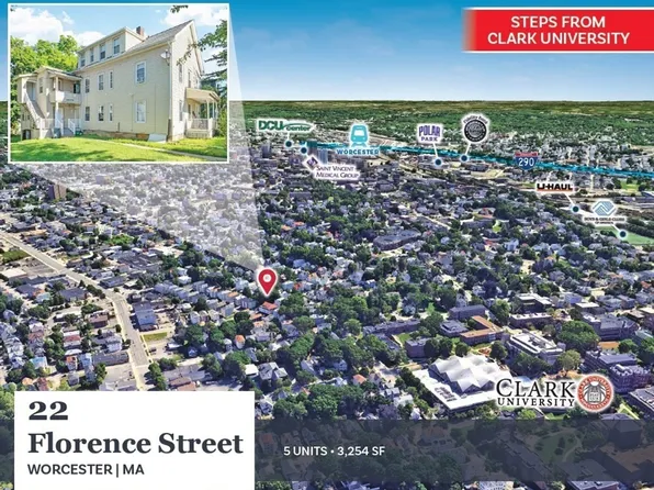 22 Florence St, Worcester, MA 01610