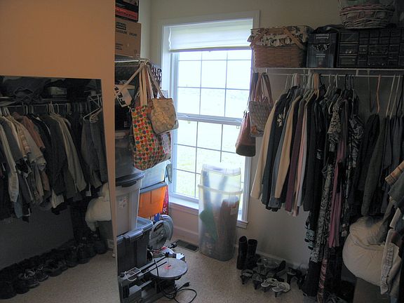 Huge walk-in master closet