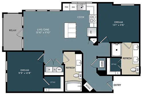 Floor plan B2
