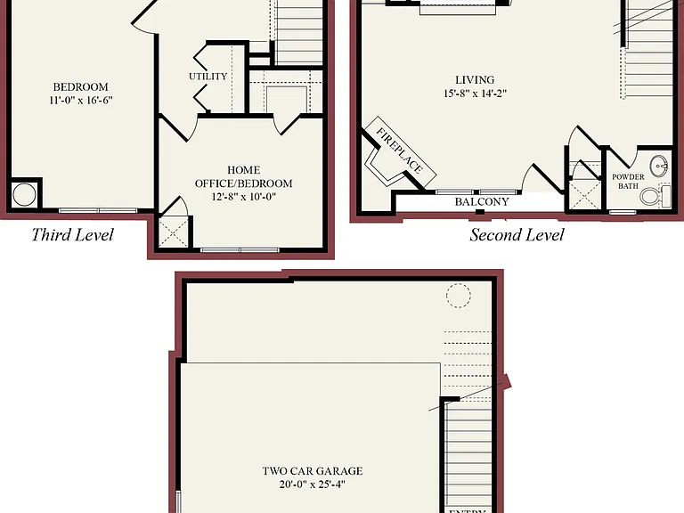 A15-Brownstone floor plan Manchester State Thomas