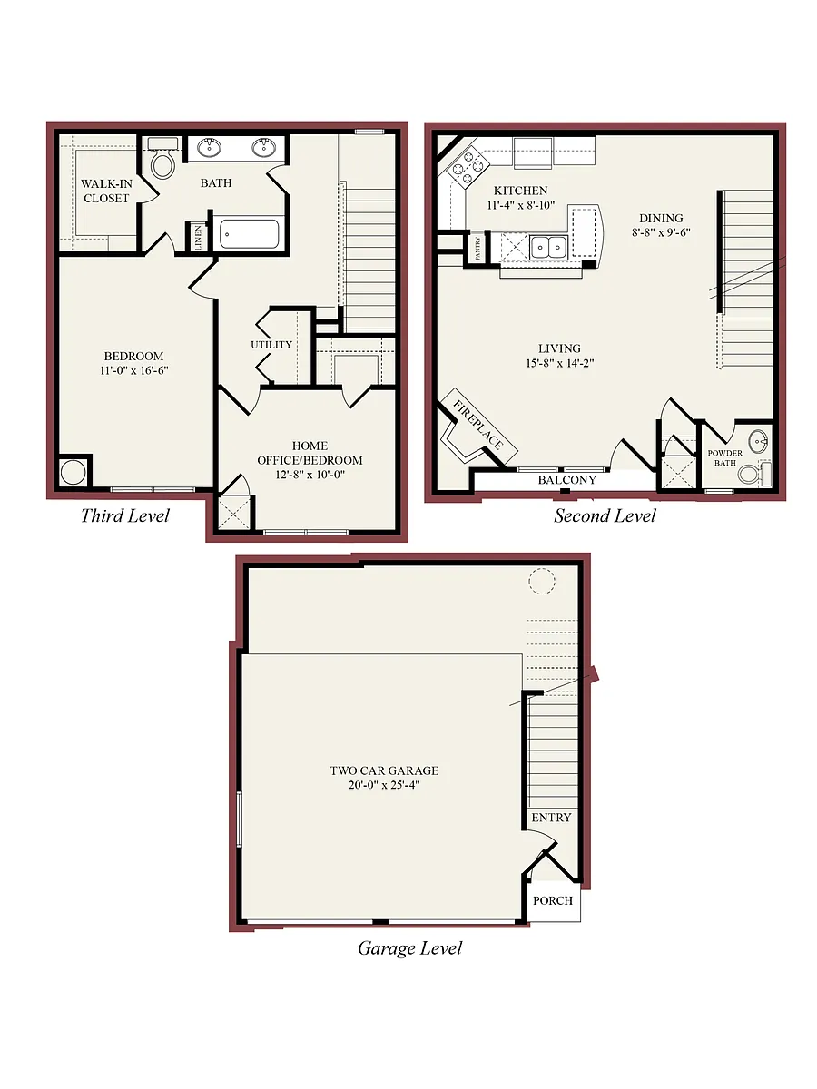 Floor plan A15-Brownstone