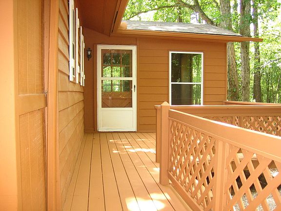 Back deck and sun room
