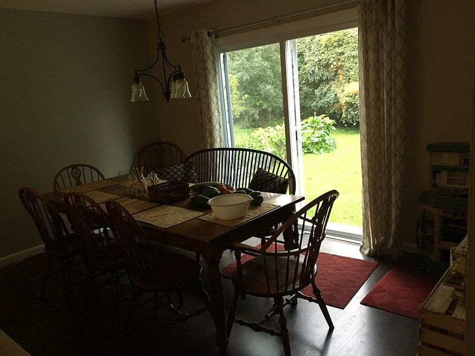 New siding glass door to the back yard