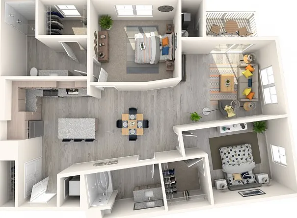 Jamestown 2 BR 2 Bath Jamestown 2 BR 2 Bath