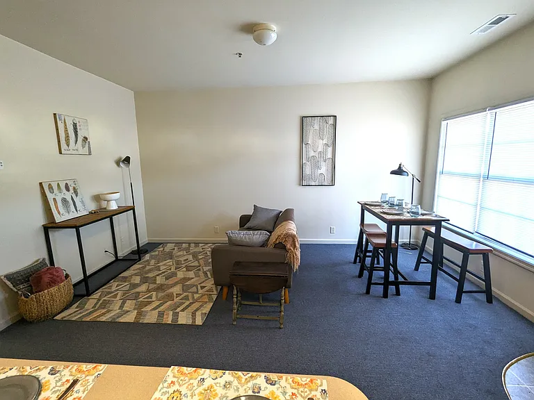 Talons South 2 Bed 1 Bath Living Room