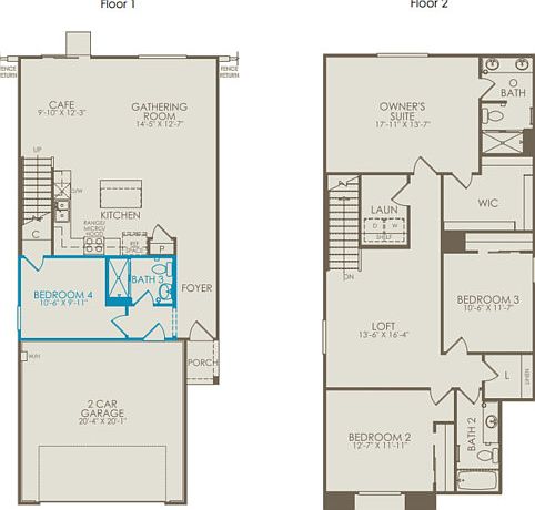 Kaufman Homesite 09409 - Floorplan