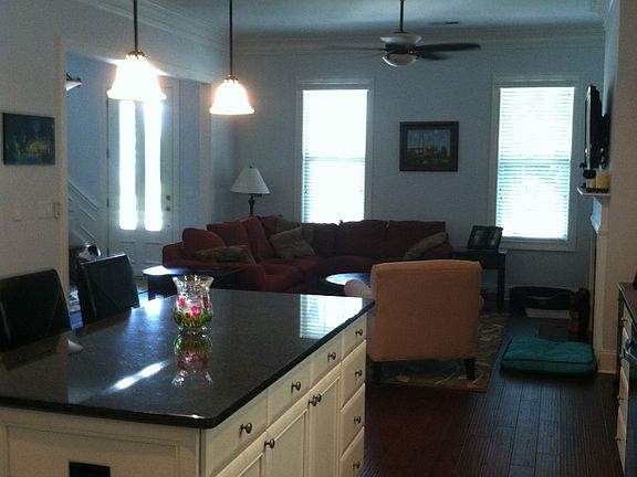 open kitchen/living area