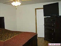 Masterbed room is oversized