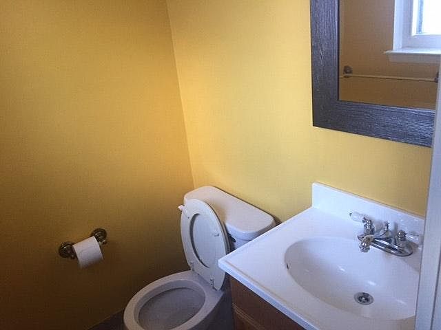 1st floor half bath