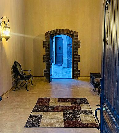 Breezeway to backyard door