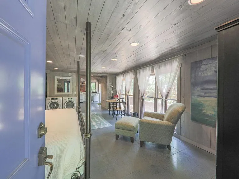 Interior of the cabin. Furniture is not included.