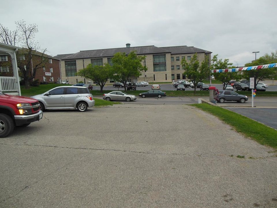View from parking lot.