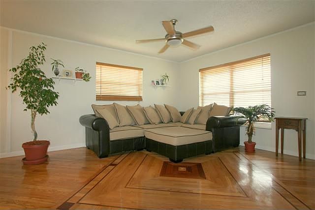 Living Room w/hard wood floors