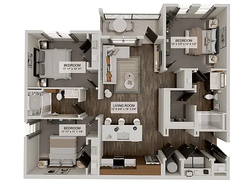 Floor plan The Solara (C1)