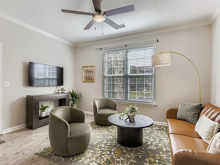 Bright, spacious living room