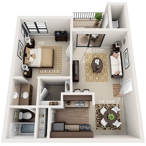 Floor plan Pecan