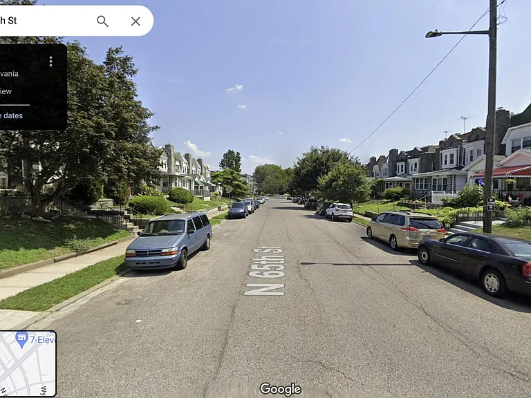 Wide street. Plenty of parking. Nice neighborhood.