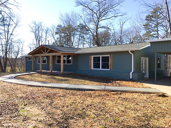 Covered carport on end