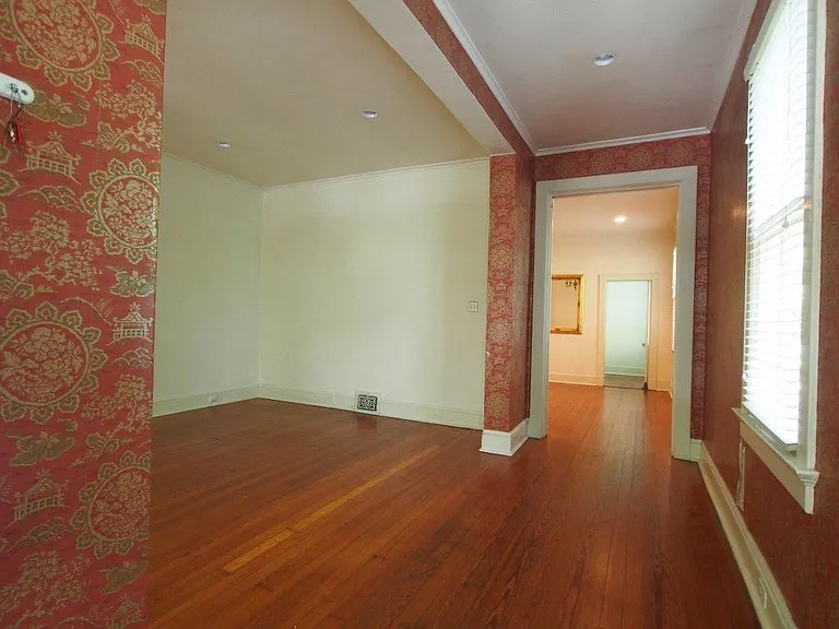 Foyer looking towards living room and dining room