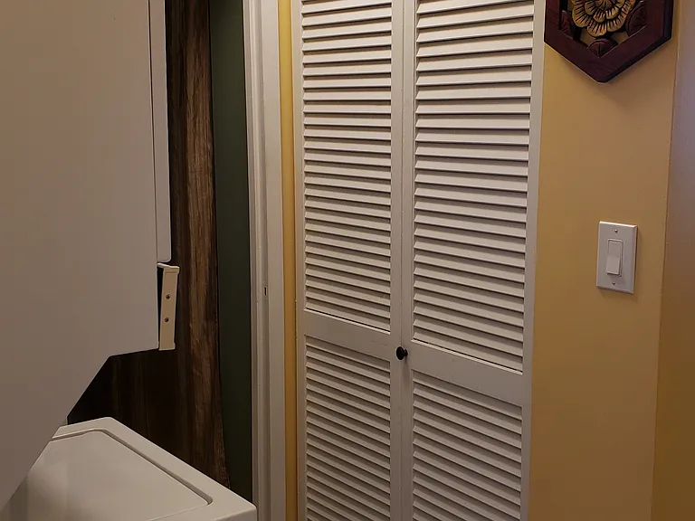 Large Closet for additional storage and household goods