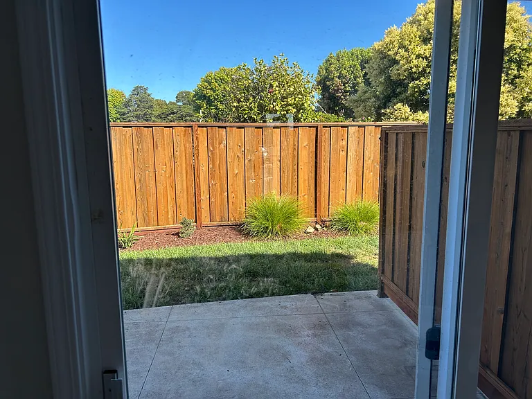 Private outdoor patio