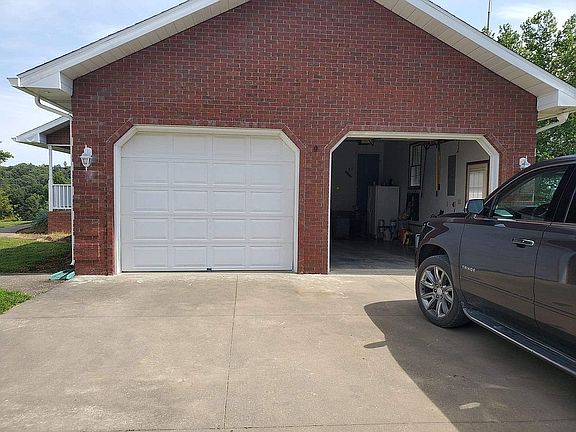 Attached two car garage