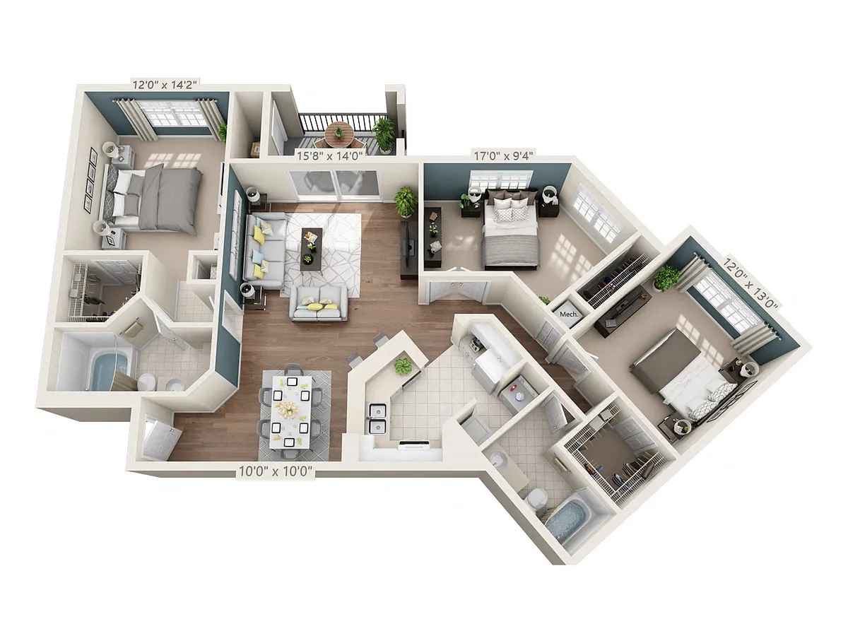 Floor plan Buckingham