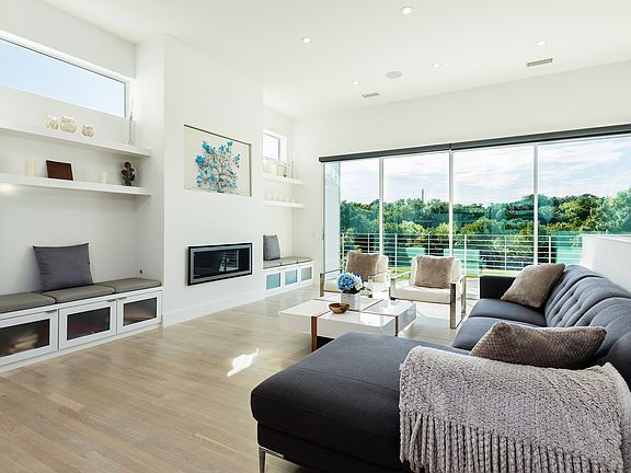 Living Room with Creek View