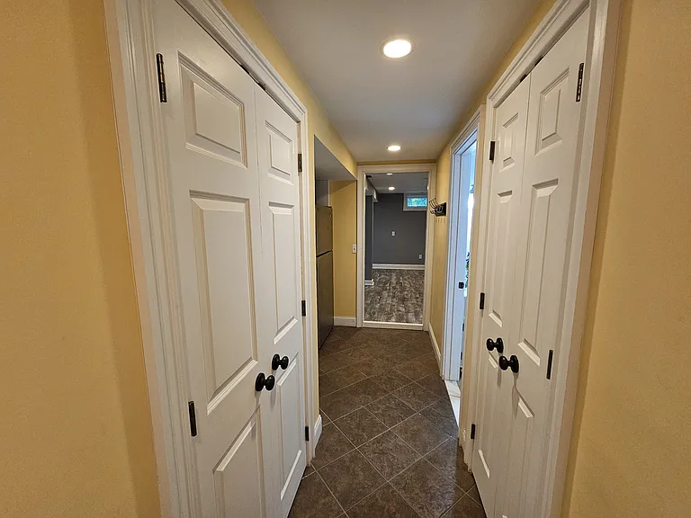 Basement Corridor views (lots of storage)