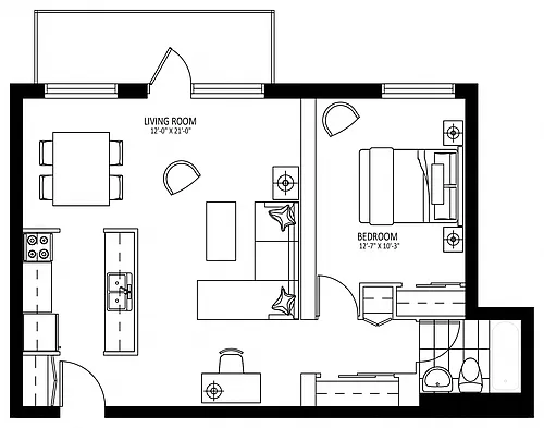 Floor plan 1012