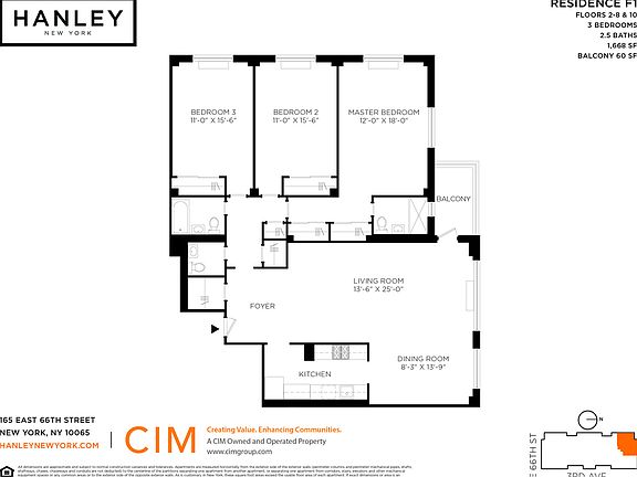 2nd image of 165 E 66th St APT 8F