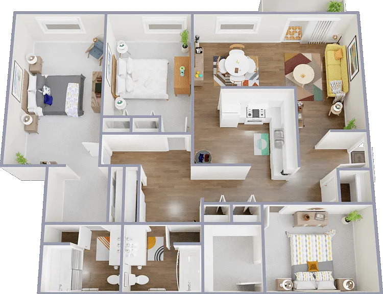 3x2 Floorplan Diagram